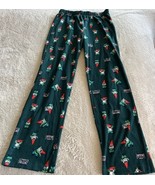 Old Navy Boys Green Red Gnomes Boombox Fleece Pajama Pants 14-16 - $12.97 CAD