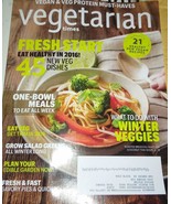 VEGETARIAN TIMES MAGAZINE~Jan/Feb 2016~21 Vegan Recipes~One Bowl Meals~4... - £8.37 GBP