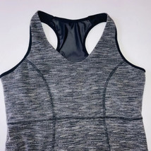 Marika Magic Womens Small Athletic Tank Top Black Gray Racerback Compressed - $10.88