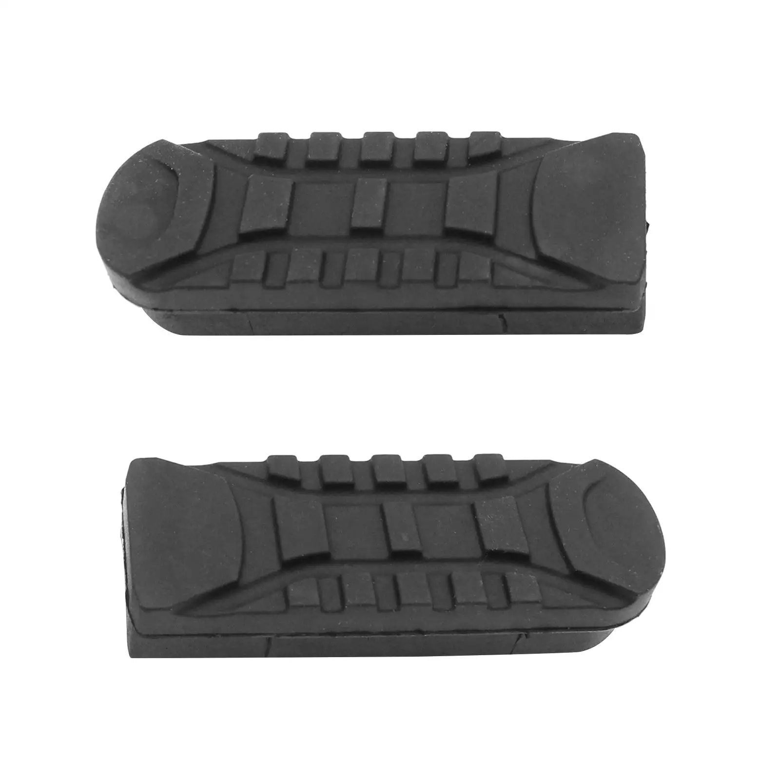 2x Motorcycle Front Rubber Footrest Coves Durable Directly Replace Footrest - $18.20