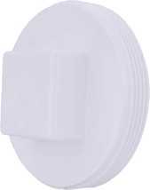 Charlotte Pipe 4&quot; MPT Schedule 40 PVC DWV Clean-Out Plug White PVC001061200HA - £6.99 GBP