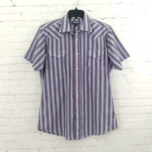 Panhandle Pearl Snap Shirt Mens 16 Striped Short Sleeve Western Rancher ... - $24.99