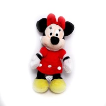 Original Disney Parks Minnie Mouse in Red Dress Magnet Hands Plush Toy 6&quot; - £7.77 GBP