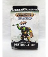 *INCOMPLETE* Warhammer Age Of Sigmar Champions TCG Campaign Deck Destruc... - £15.61 GBP