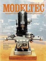 MODELTEC Magazine January 1989 Railroading Machinist Projects - £7.72 GBP