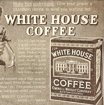 1923 White House Coffee Telephone Advertisement Food Ephemera 3.75 x 4.75&quot; - $14.73