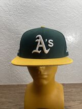 New Era 9Fifty MLB Oakland A's Snapback Ballcap Hat Men's Size M KG JD - $24.74