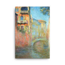 Claude Monet Rio della Salute 03, 1908 Canvas Print - $99.00+