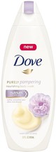 Dove Purely Pampering Nourshing Body Wash, Sweet Cream &amp; Peony 22 oz (Pack of 9) - £78.62 GBP