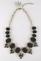 I. N.c. Color Oro Finto Velvet-Covered Multi-Pietra Cristallo Collana Gr... - $14.99