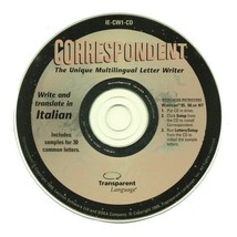 Correspondent - Write and Translate in Italian PC-CD Windows - NEW CD in SLEEVE - £3.18 GBP