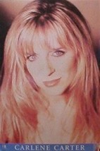 Carlene Carter Promo Poster sexy face shot - $164.41 MXN