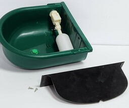 Automatic 1.2 Gallon Water Trough Cow Horse Water Bowl with Float Valve - $24.75