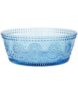 SKY BLUE CODI GLASS BOWL LARGE 7&quot; SET OF 2 - $49.45