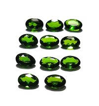 4.68 TCW 100% Natural Chrome diopside Oval Faceted Best Quality Gem By DVG - £626.57 GBP