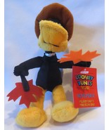 Vtg Looney Tunes Year Nov Pilgrim Daffy mini Bean Bag Warner Brothers 19... - £7.86 GBP