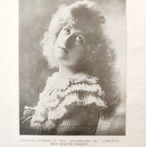 1904 Bonnie Maginn Actress Killed In Chicago Iroquois Theater Fire DWNN5 - £23.61 GBP