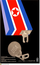 Political OSPAAAL POSTER.North Korea vs USA.Revolution protest.Cold War ... - £10.50 GBP