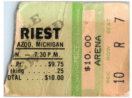 Vintage Judas Priest Ticket Stub September 26 1982 Wings Stadium Kalamazoo - $39.60