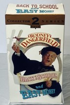 Back To School (1986) &amp; Easy Money (1983) 2 Pack VHS Rodney Dangerfield Comedy - £9.10 GBP