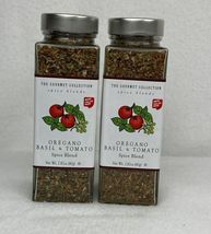 Lot of 2 The Gourmet Collection Spice Blends Oregano Basil &amp; Tomato 2.82oz Each - £27.56 GBP