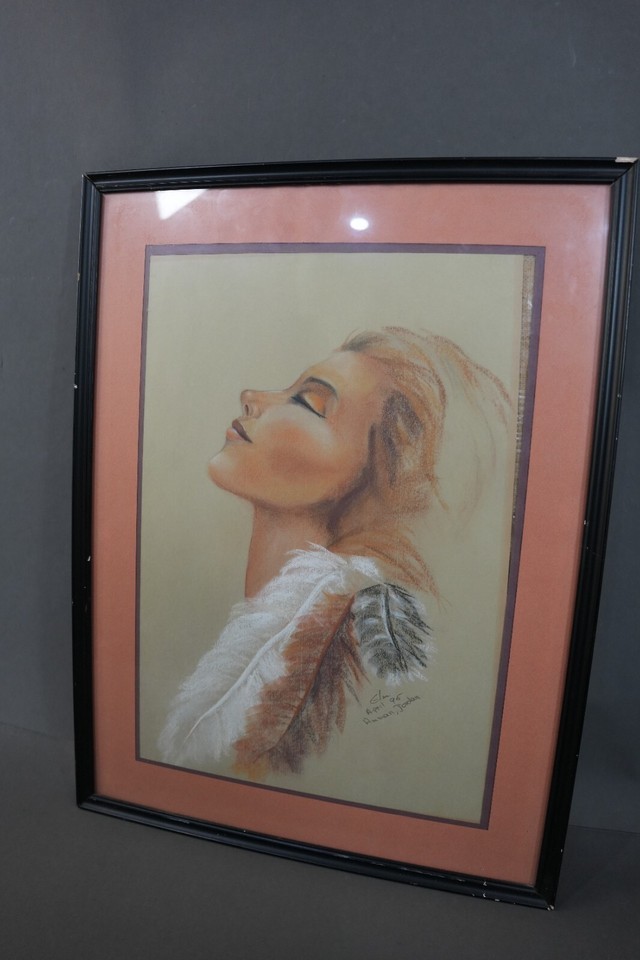 Original Oil Painting 1995 Jordanian Artist Size 24" by 17" Item image 5