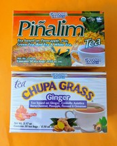 PIÑALIM TEA Mexicano GN+VIDA + CHUPA GRASS Tea Weight Loss 30bags/each - $21.88