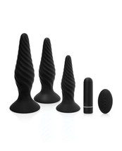 IDRIS VIBRATING PROSTATE ANAL PLUG SET REMOTE CONTROL BUTT PLAY - £53.93 GBP