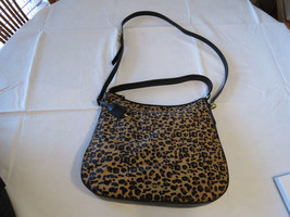 Fossil ZB5477989 Memoir Hobo Cheetah calfhair &amp; leather purse top zip NW... - £76.90 GBP