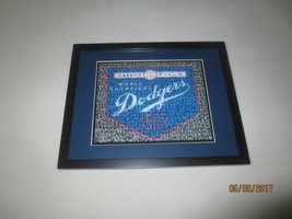 Framed 1955 Brooklyn Dodgers World Series Champions Mlb Tribute - 12&quot; X 15&quot; - £18.96 GBP