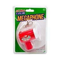 Mini Megaphone Keychain - Announce Your Arrival in Style! - $9.90