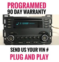 PROGRAMMED Chevrolet Chevy Radio Stereo CD  Player 15890525  “GM751” - £86.41 GBP