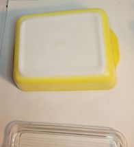 Pyrex VTG Yellow 503-B Baking Dish with Lid Sunshine Backstamp 1949-1959 image 5