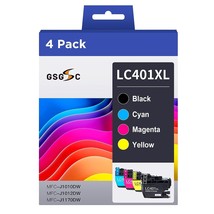 Lc401 Ink Cartridges Compatible For Brother Lc401Xl Lc401 High Yield Work With B - £65.36 GBP