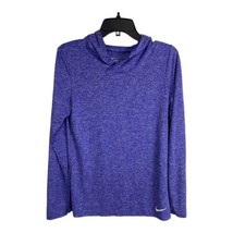 Nike Womens Jacket Shirt Adult Size Small Purple Hoodie Long Sleeve Pull... - $24.32