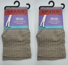 SPANX by Sara Blakely Topless Trouser Socks Knee High 010R Chino Rib 2-P... - $20.94 CAD