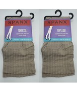SPANX by Sara Blakely Topless Trouser Socks Knee High 010R Chino Rib 2-P... - $20.97 CAD