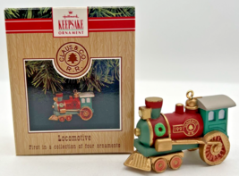 1991 Hallmark Claus &amp; Co Railroad Locomotive Train Keepsake Ornament U244 - £10.35 GBP