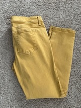 Women&#39;s Pants Gold Ann Taylor Loft 10P Modern Skinny Pockets in Front &amp; Back - £18.76 GBP
