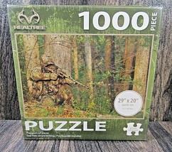 Realtree Tom Seeker 1000 Piece Puzzle Camo Hunter Hunting Factory sealed... - $14.01