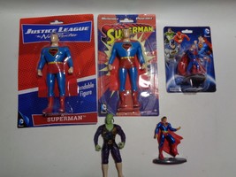 Lot of 5 superman figures - £14.94 GBP