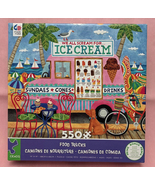 Ceaco puzzle Ice Cream Truck II 550 piece Food Trucks Series summer beac... - $91.86 MXN
