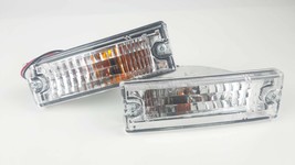 ISUZU TFR RODEO TF PICKUP 97-01 FRONT BUMPER LAMP LIGHTS CRYSTAL A PAIR - £33.79 GBP
