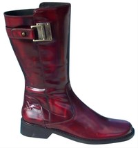 Donald Pliner Peace Polished Calf Boot Shoe Riding Boot New 6 6.5 Coutur... - $198.00