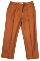 Max Mara Made in Italy Cropped Comfort Pants Sz-8 Brown - £64.32 GBP