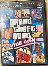 Gta Vice City Grand Theft Auto PS2 Black Label Tested Working - £9.15 GBP