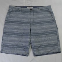 Flag &amp; Anthem 36 x 11&quot; Blue White Horizontal Stripe Chino Shorts - $19.99