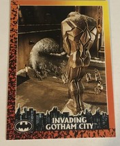 Batman Returns Vintage Trading Card #74 Invading Gotham City - £1.57 GBP