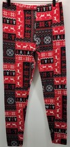 MM) Women Faded Glory Christmas Reindeer Snowflake Lounge Pajama Sweats ... - £9.28 GBP