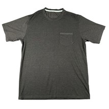 Free Fly Mens Large Dark Gray Short Sleeve Bamboo Performance Pocket Tee... - £17.78 GBP